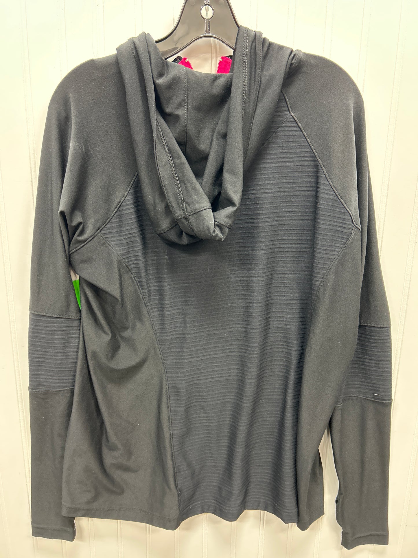 Athletic Jacket By Reebok In Black, Size:Xl