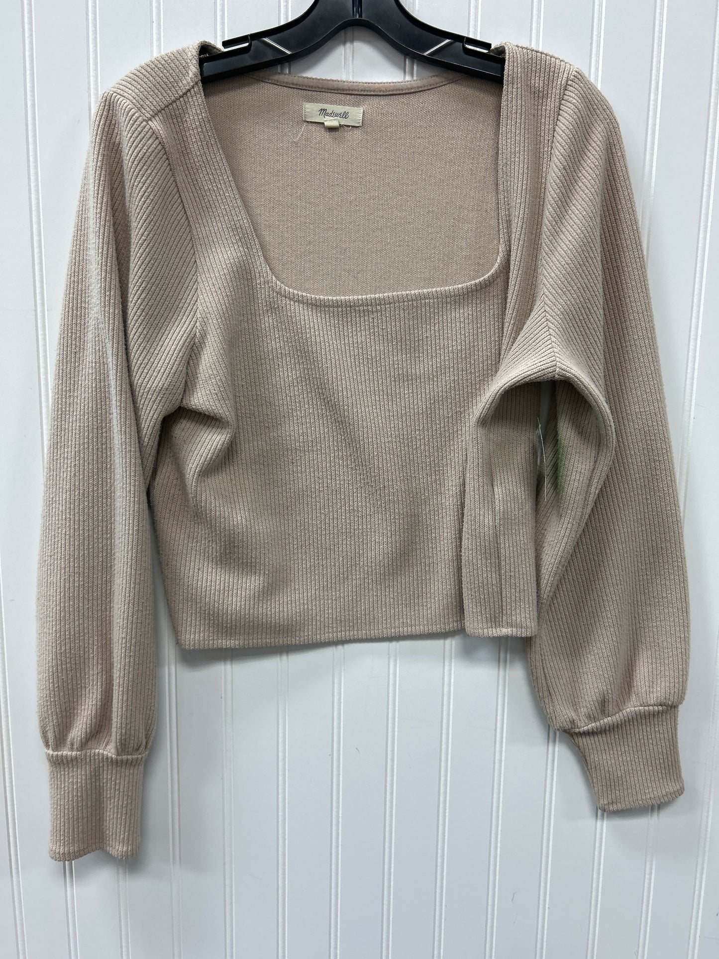 Top Ls By Madewell In Tan, Size:L