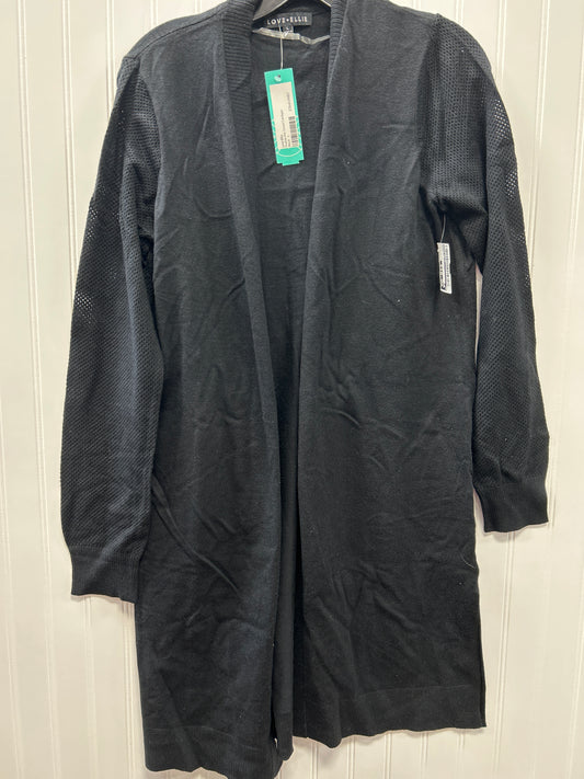 Sweater Cardigan By Love Ellie In Black, Size:L
