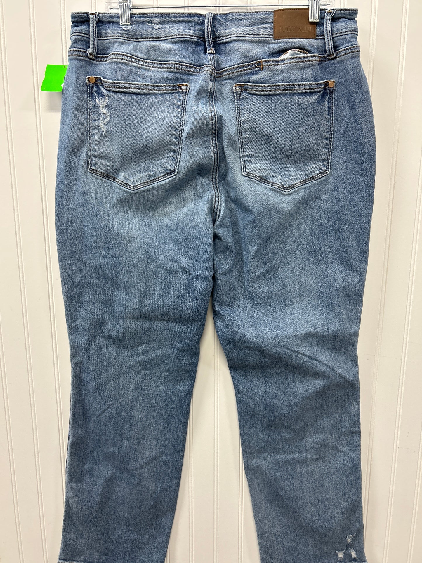 Jeans Straight By Judy Blue In Blue Denim, Size:18