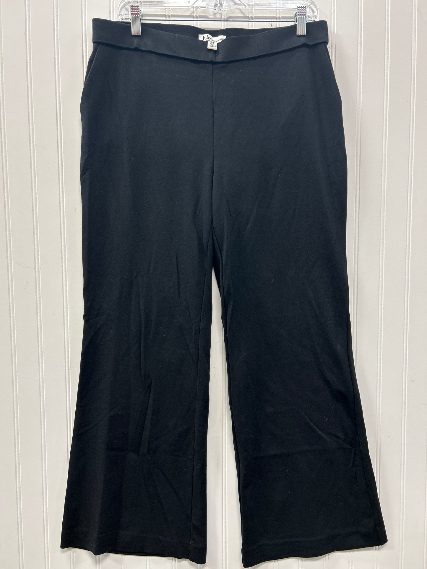 Pants Wide Leg By Jules & Leopold In Black, Size:L