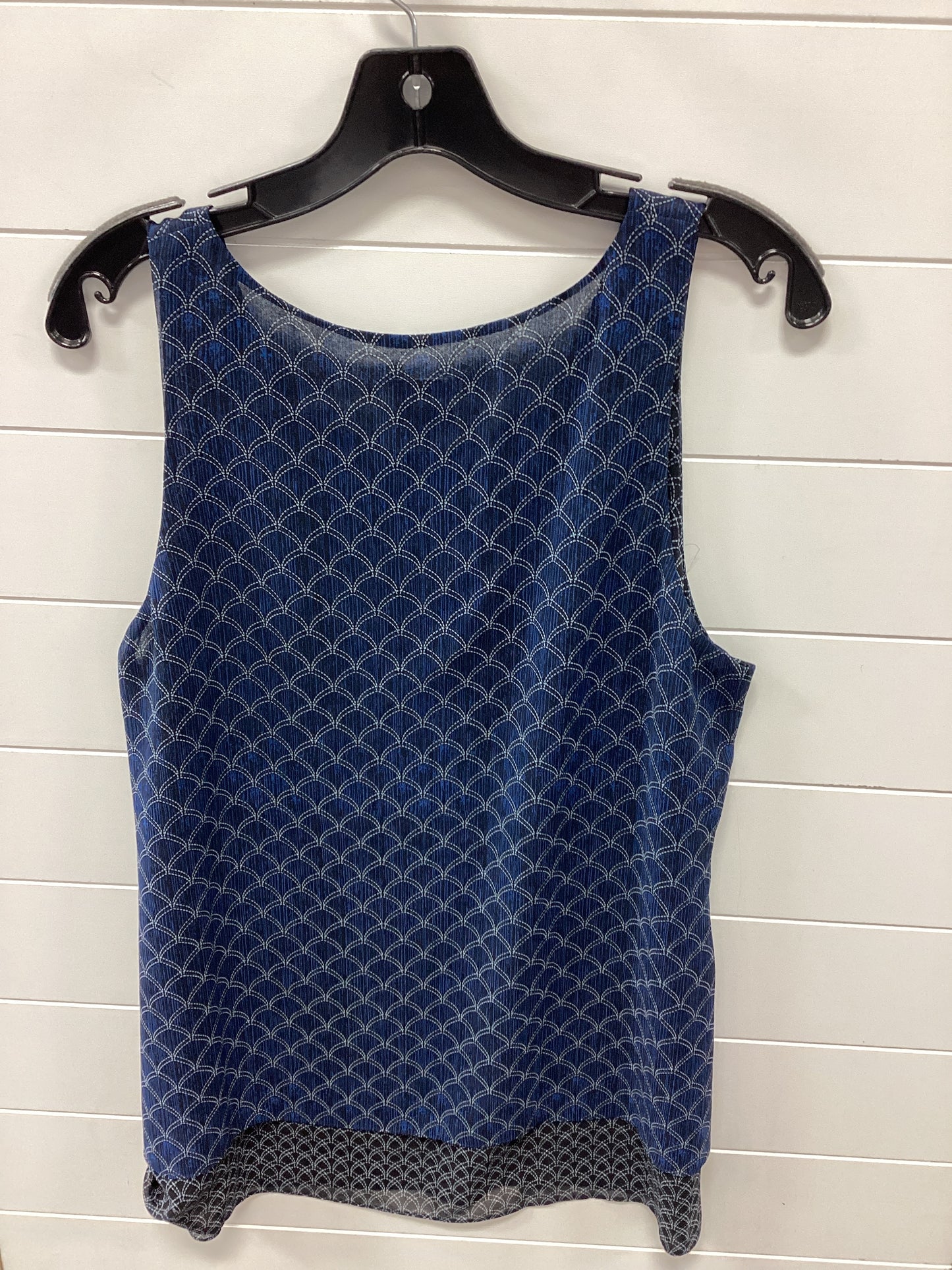 Top Sleeveless By Cabi In Blue, Size:L