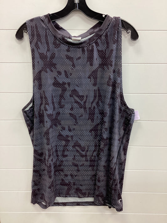 Athletic Tank Top By Zyia In Grey, Size:1X