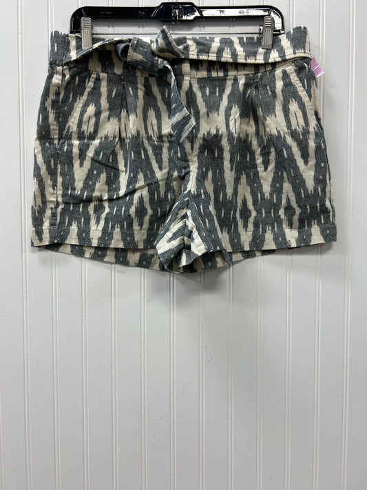 Shorts By J. Crew In Cream & Grey, Size:10