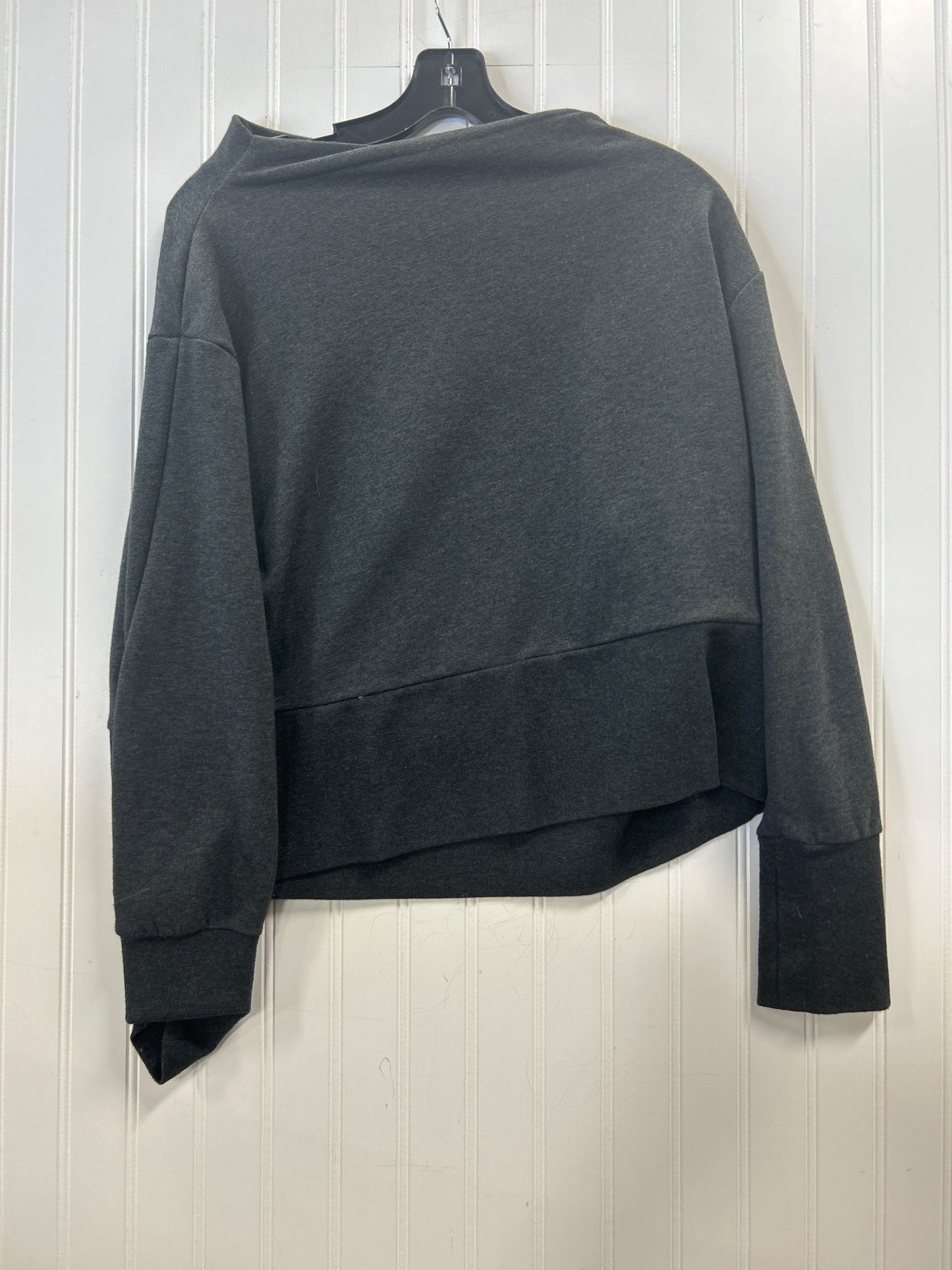 Athletic Top Ls Crewneck By Nike Apparel In Grey, Size:M