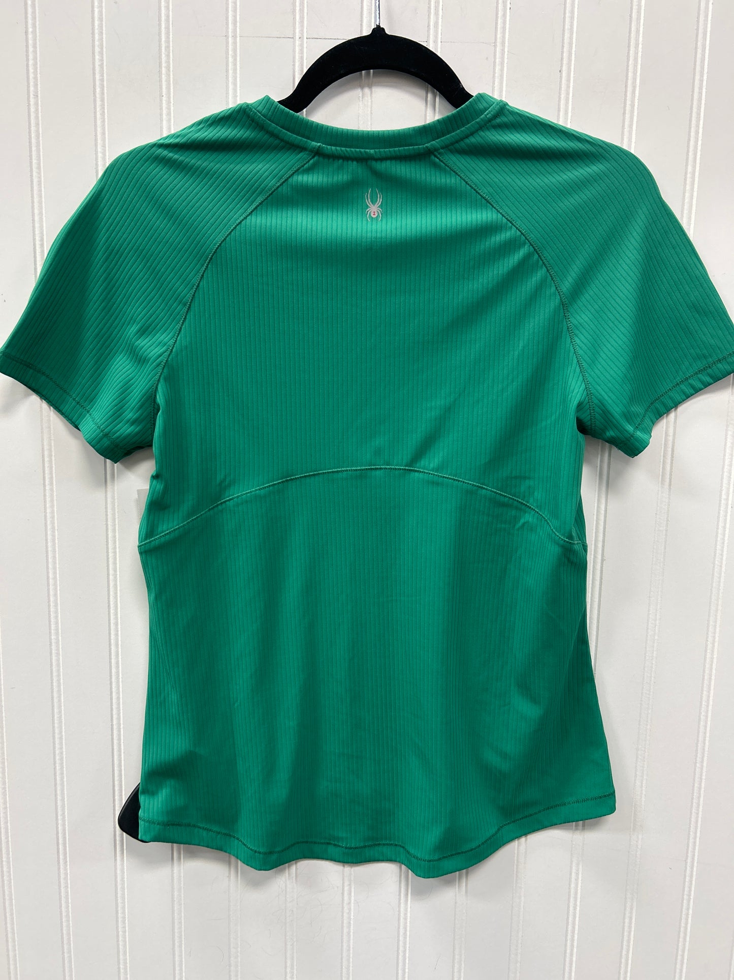 Athletic Top Ss By Spyder In Green, Size:S
