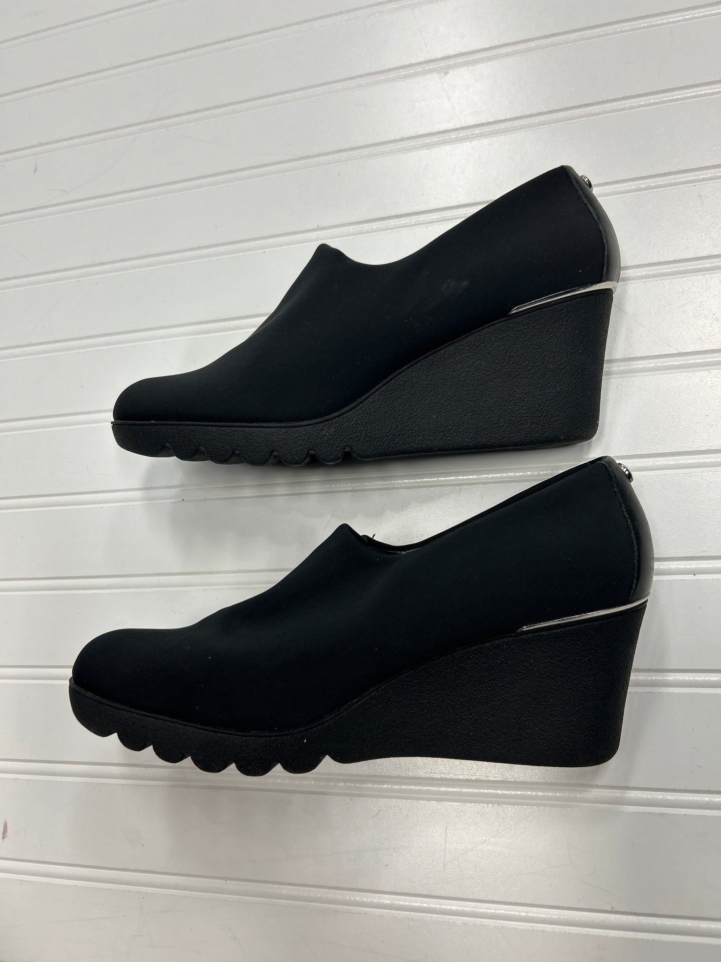Shoes Heels Wedge By Donald Pliner In Black, Size:9