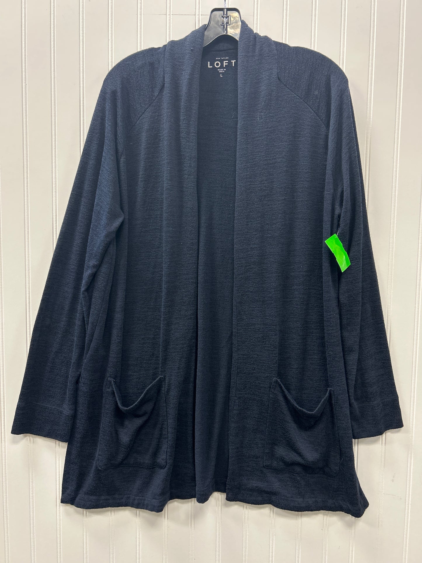 Cardigan By Loft In Navy, Size:L