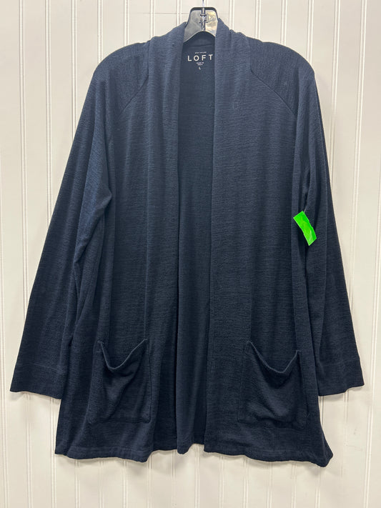Cardigan By Loft In Navy, Size:L
