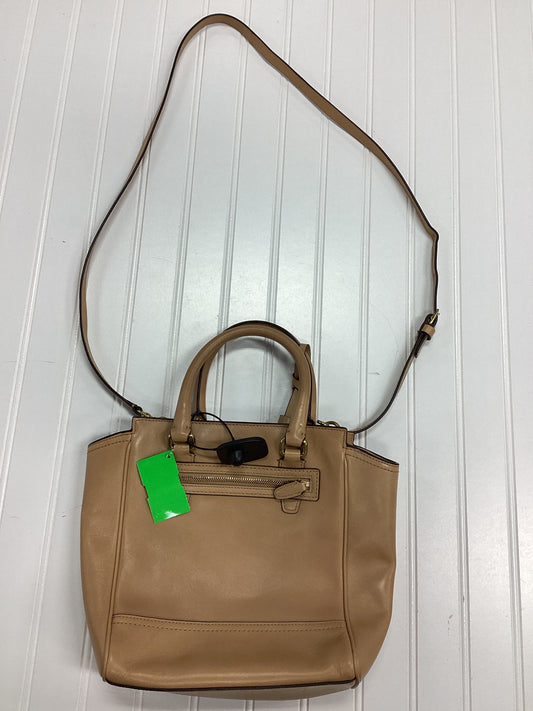 Handbag Designer By Coach In Tan, Size:Small