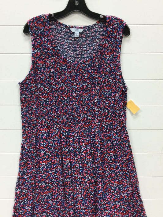 Dress Casual Maxi By Croft And Barrow In Navy, Size:1X