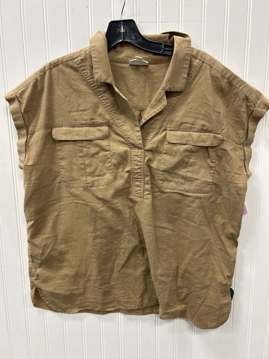 Top Ss By J. Jill In Tan, Size:L
