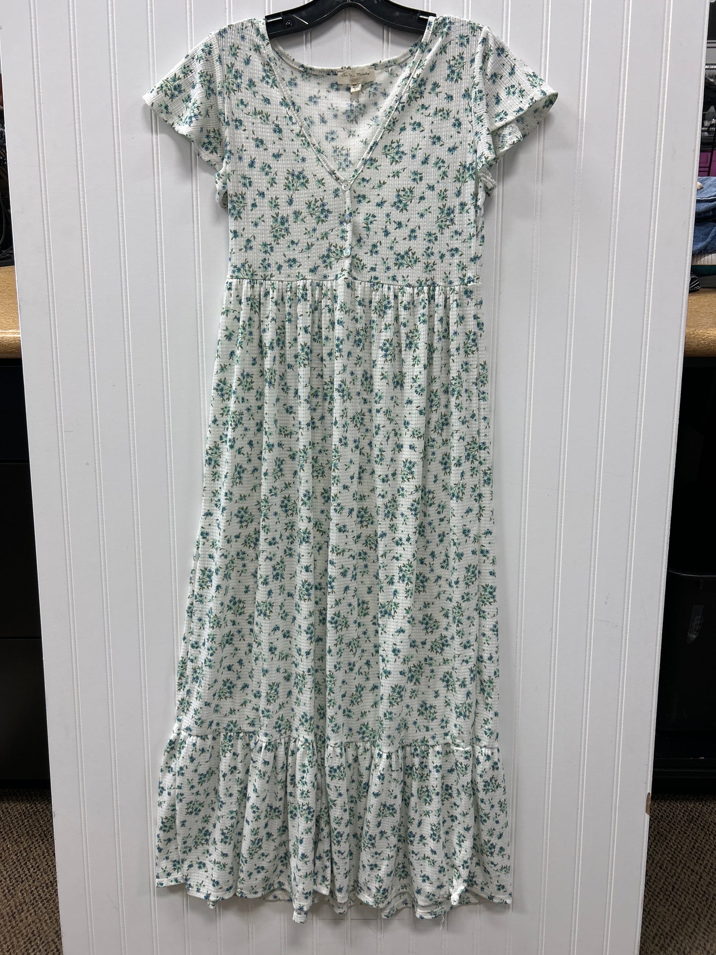 Dress Casual Maxi By See You Monday In Floral Print, Size:L