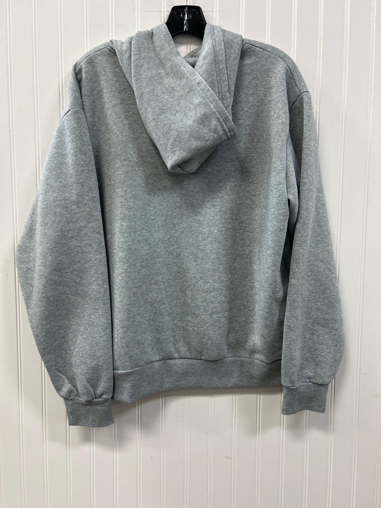 Sweatshirt Hoodie By Clothes Mentor In Grey, Size:L