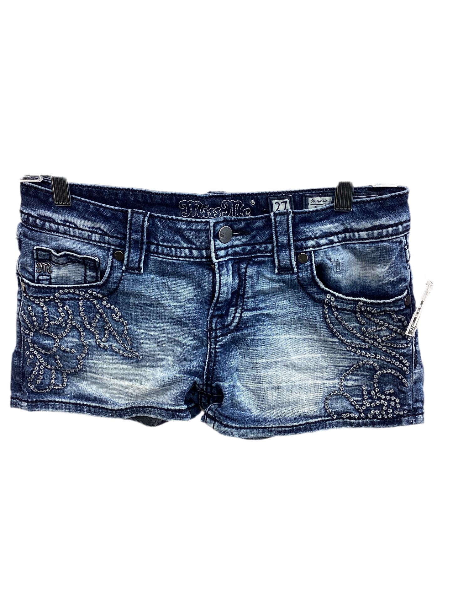 Shorts By Miss Me In Blue Denim, Size:4