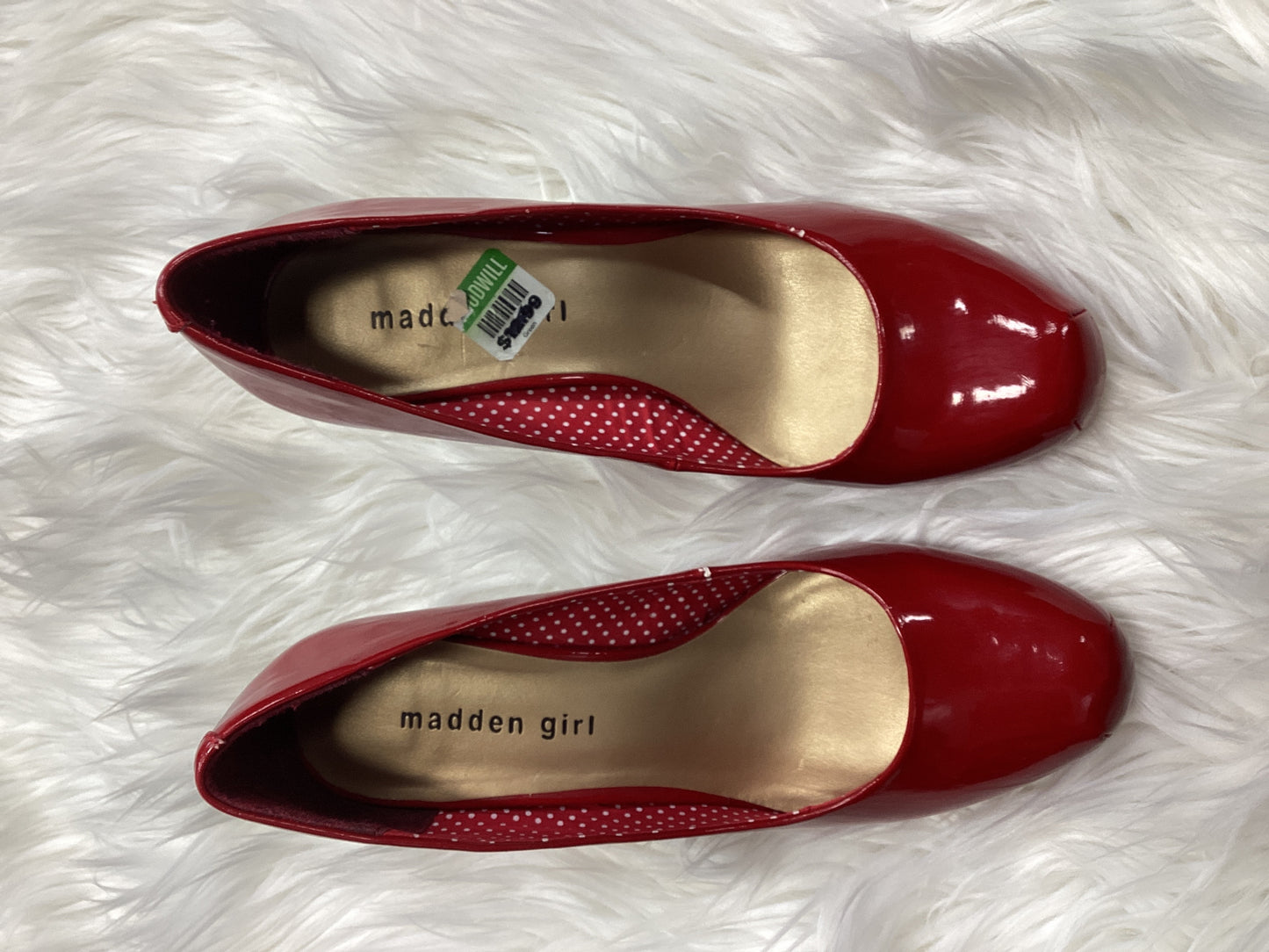 Shoes Heels Kitten By Madden Girl In Red, Size:7