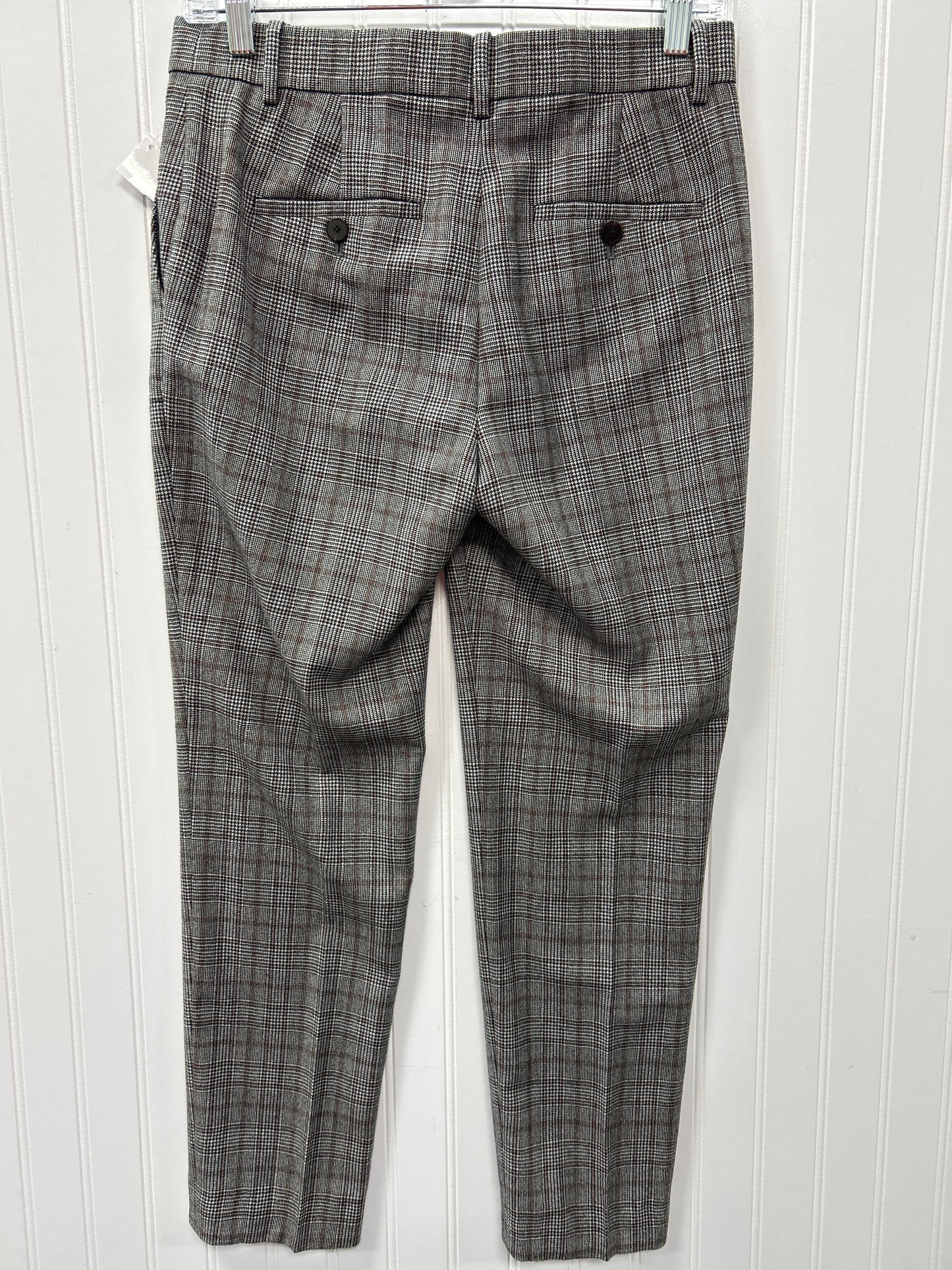 Pants Dress By Theory In Plaid Pattern, Size:2