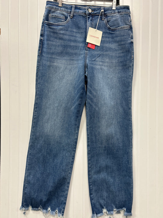 Jeans Wide Leg By Vervet In Blue Denim, Size:16