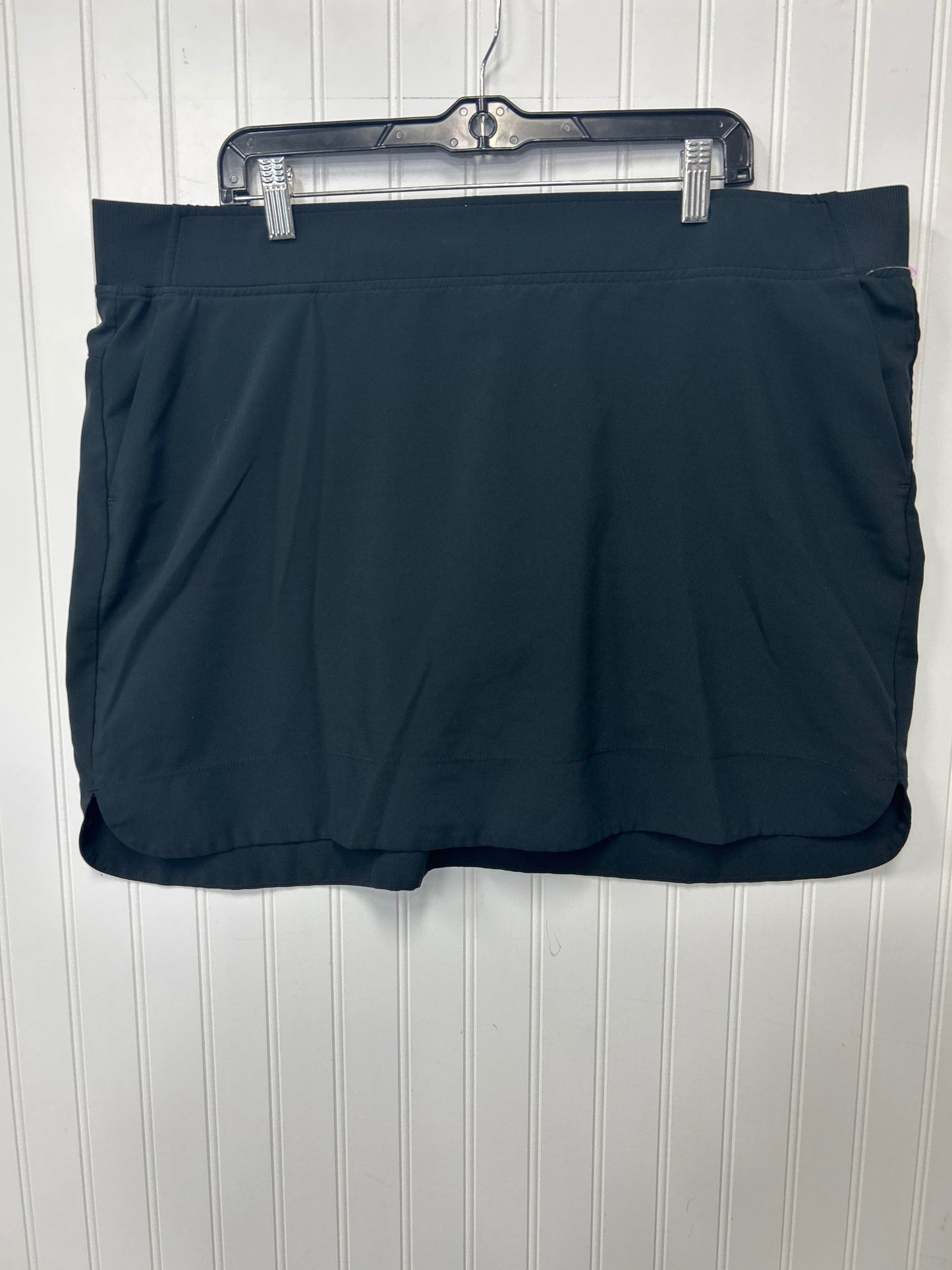 Athletic Skort By Cmc In Black, Size:1X