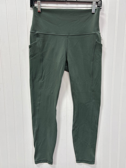 Athletic Leggings By Lululemon In Green, Size:8