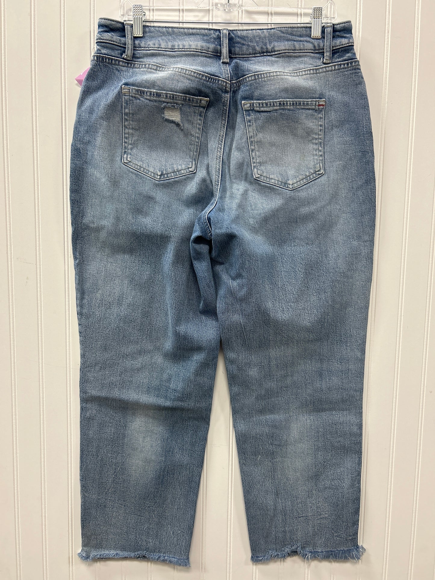 Jeans Straight By Edgely In Blue Denim, Size:14