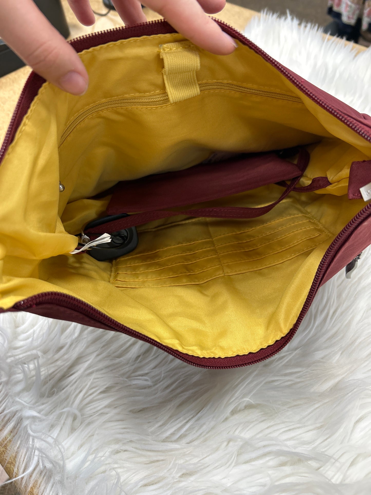 Handbag By Baggallini In Red, Size:Large