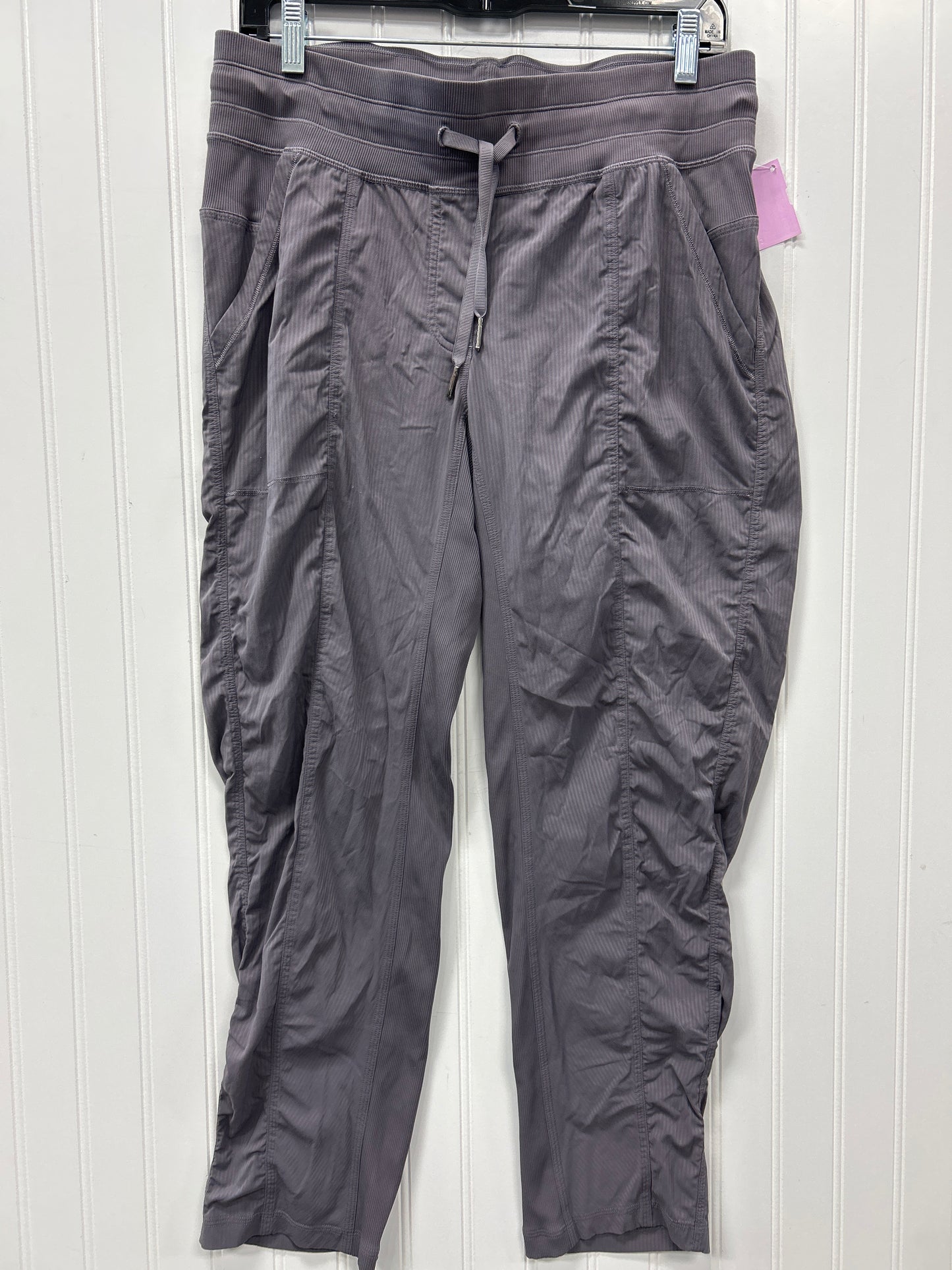 Athletic Pants By Lululemon In Purple, Size:10