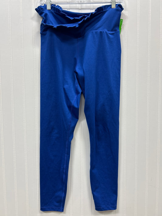 Athletic Leggings By Sincerely Jules In Blue, Size:L