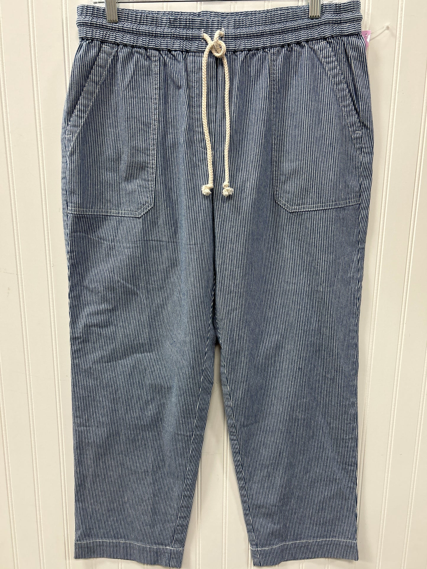 Pants Linen By Talbots In Blue, Size:Lp