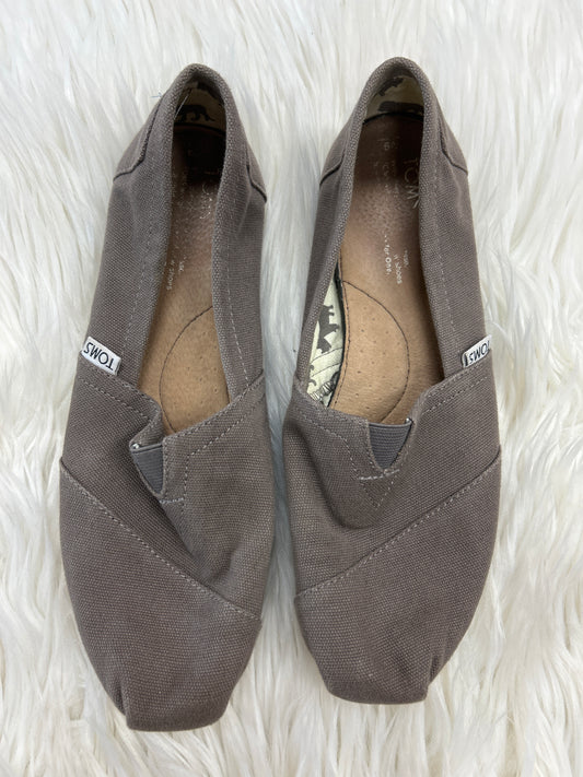 Shoes Flats By Toms In Brown, Size:8
