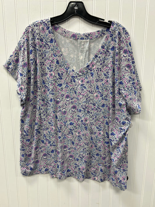 Top Ss By J. Jill In Purple, Size:2X