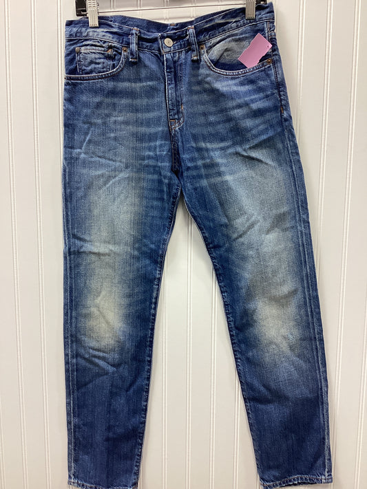 Jeans Boyfriend By Denim & Supply By Ralph Lauren In Blue Denim, Size:4