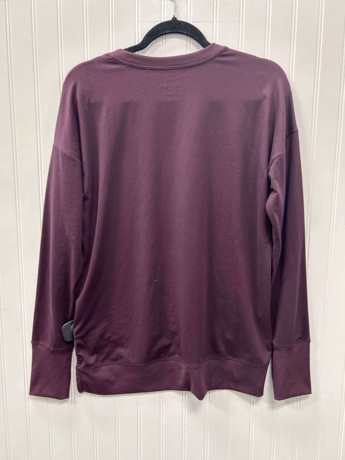 Athletic Top Ls Crewneck By Cmc In Maroon, Size:M