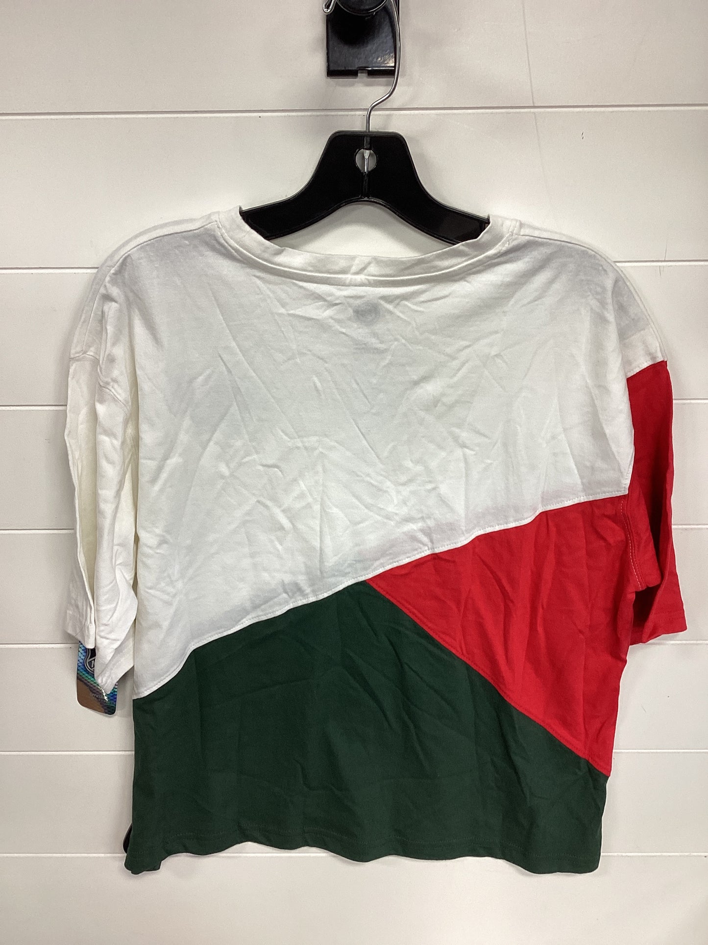 Top Ss By Nhl In Red & White, Size:S