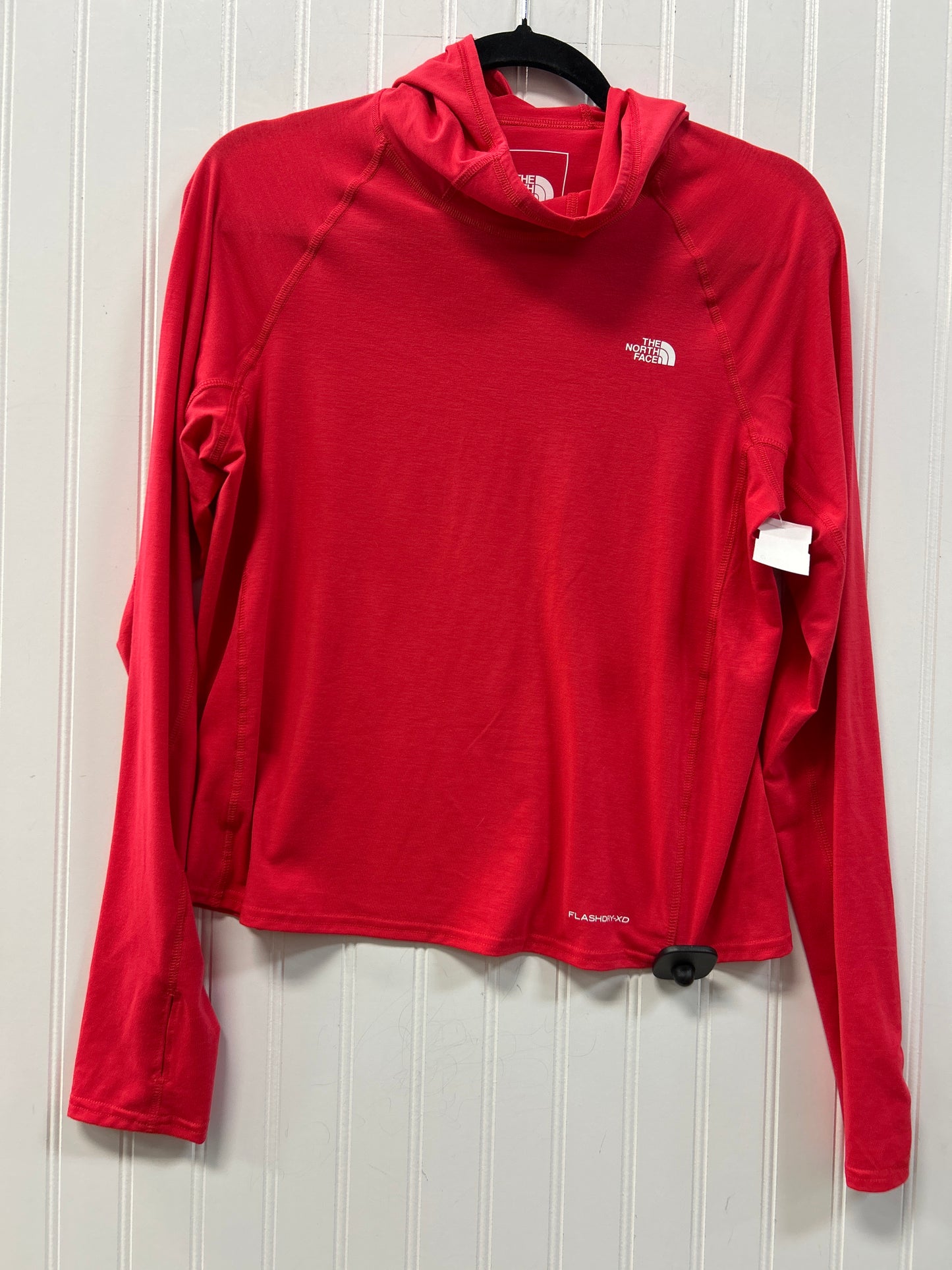 Athletic Top Ls Hoodie By The North Face In Pink, Size:M