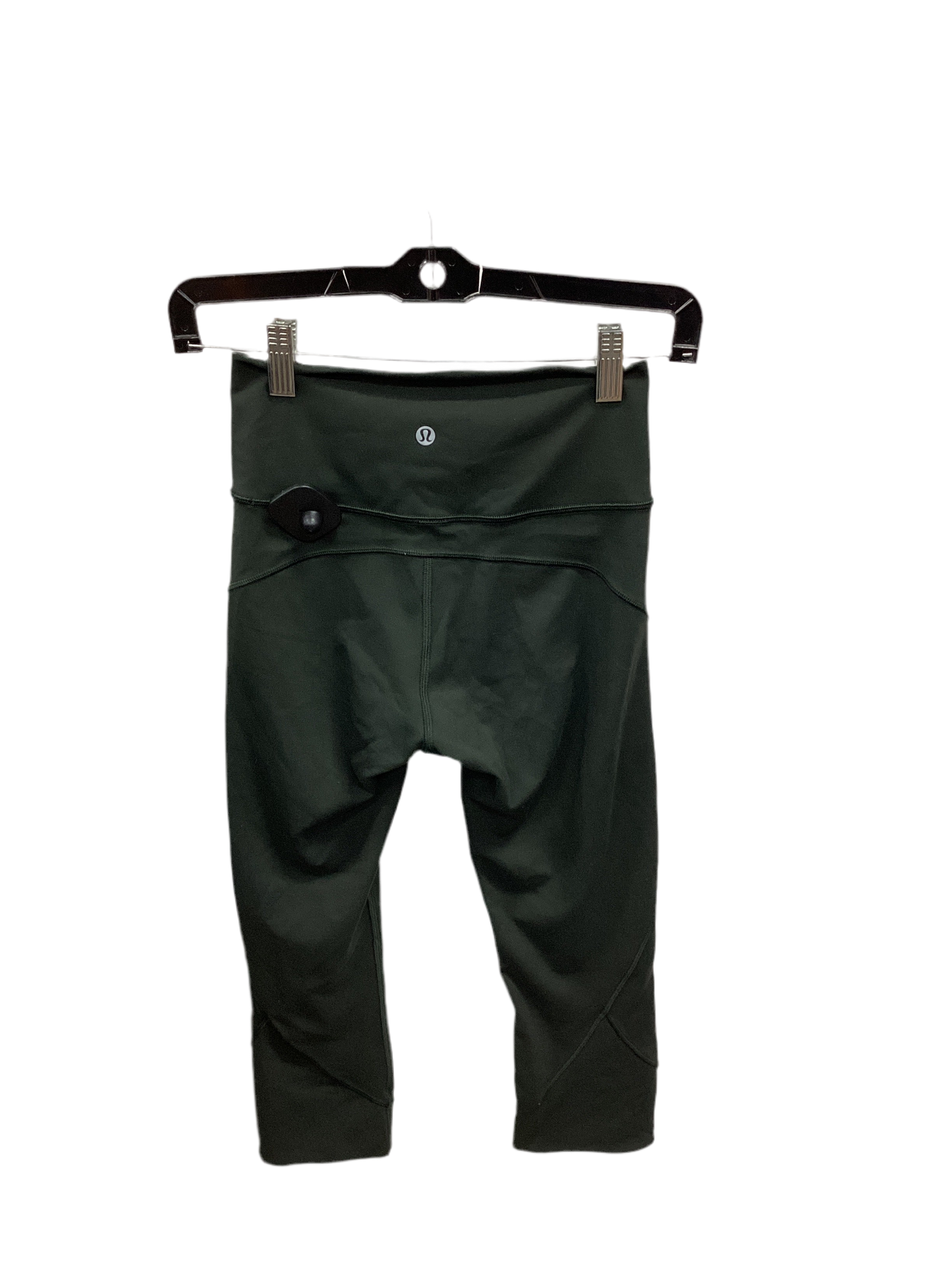 Athletic Leggings Capris By Lululemon In Green, Size:4