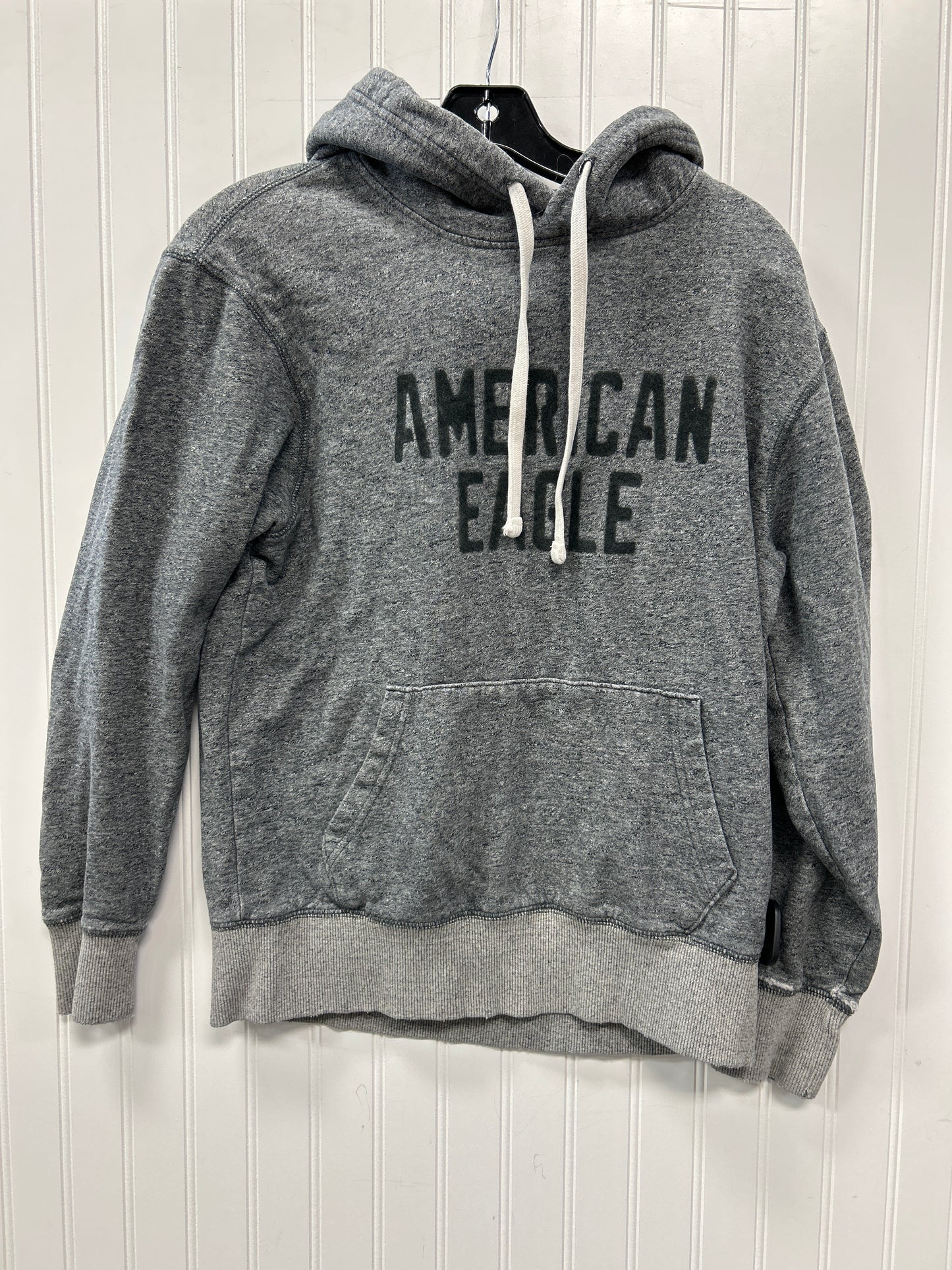Sweatshirt Hoodie By American Eagle In Grey, Size:S