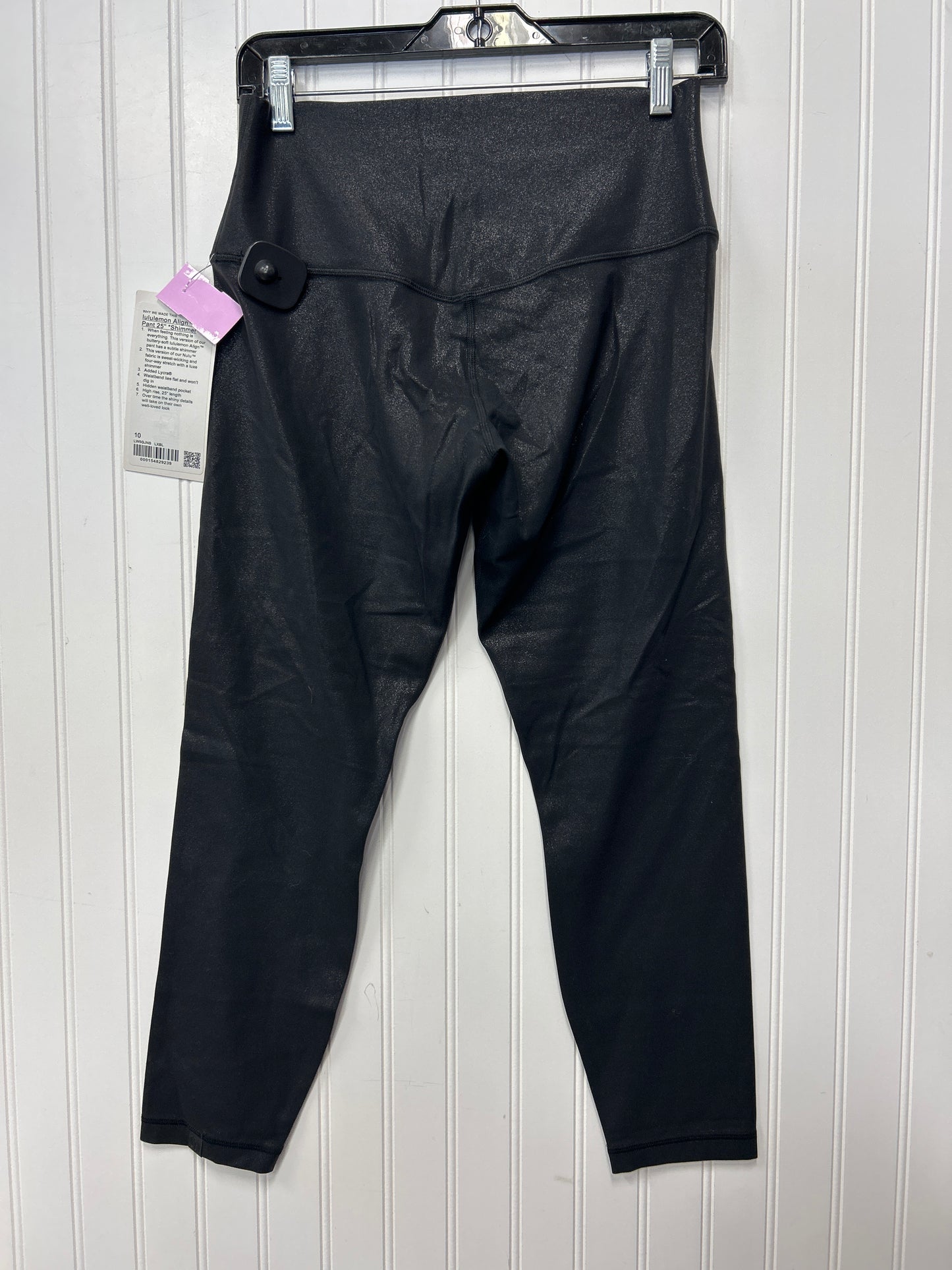 Athletic Leggings By Lululemon In Black, Size:10 NWT