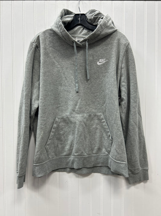 Sweatshirt Hoodie By Nike Apparel In Grey, Size:Xl