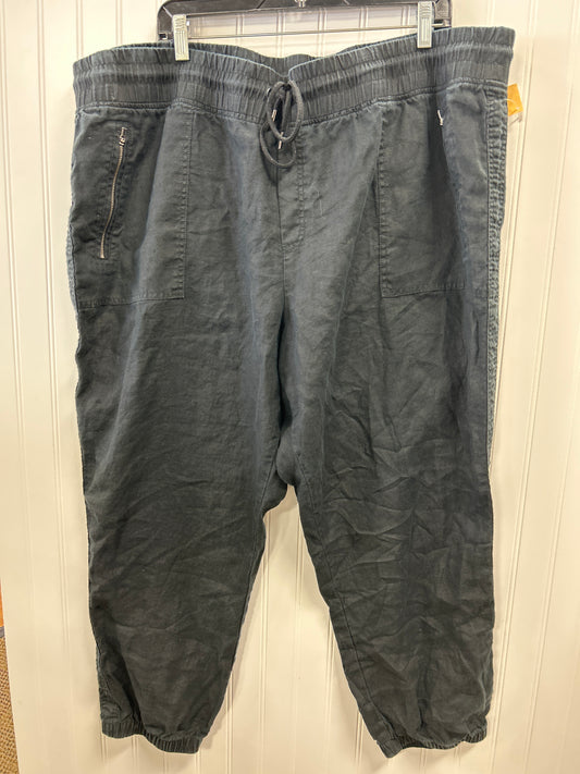 Pants Linen By Athleta In Black, Size:24
