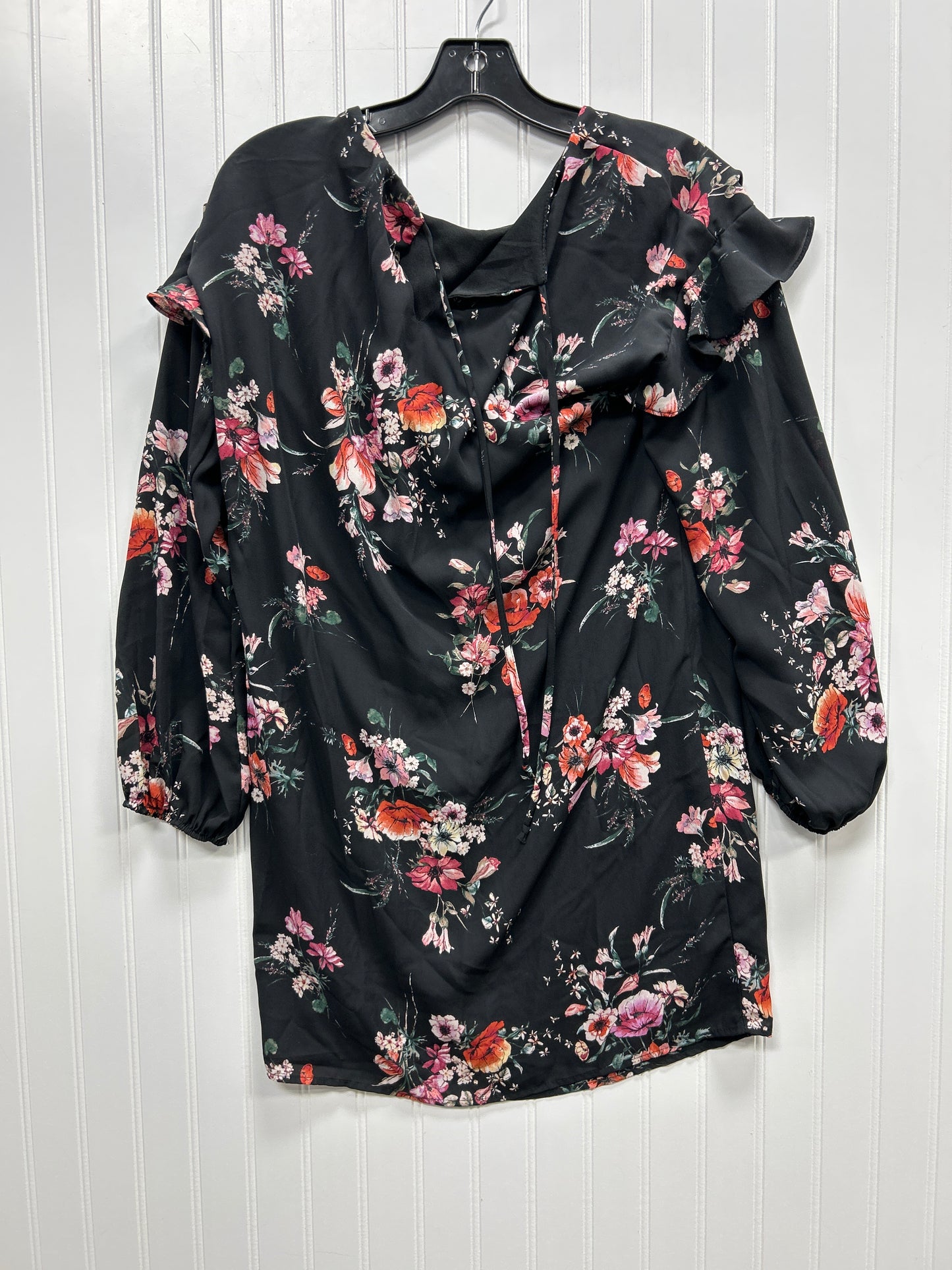 Dress Casual Midi By Everly In Black, Size:S