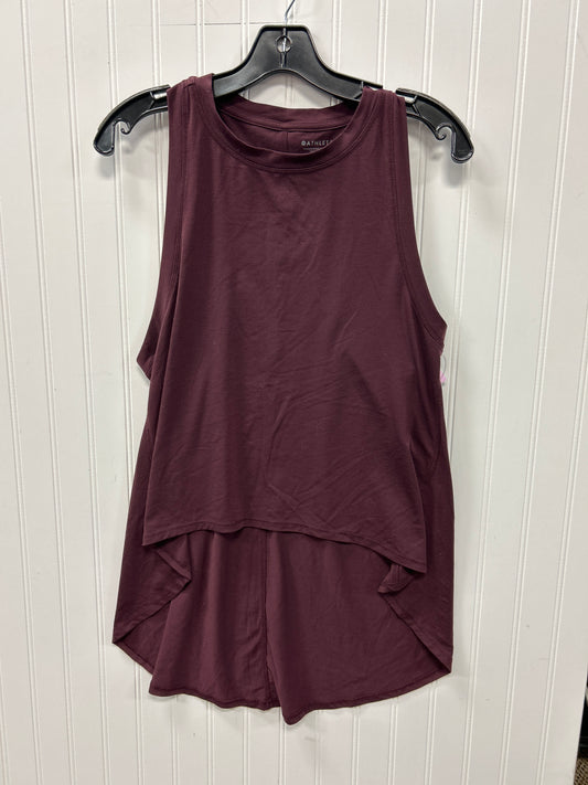 Athletic Tank Top By Athleta In Purple, Size:Xs