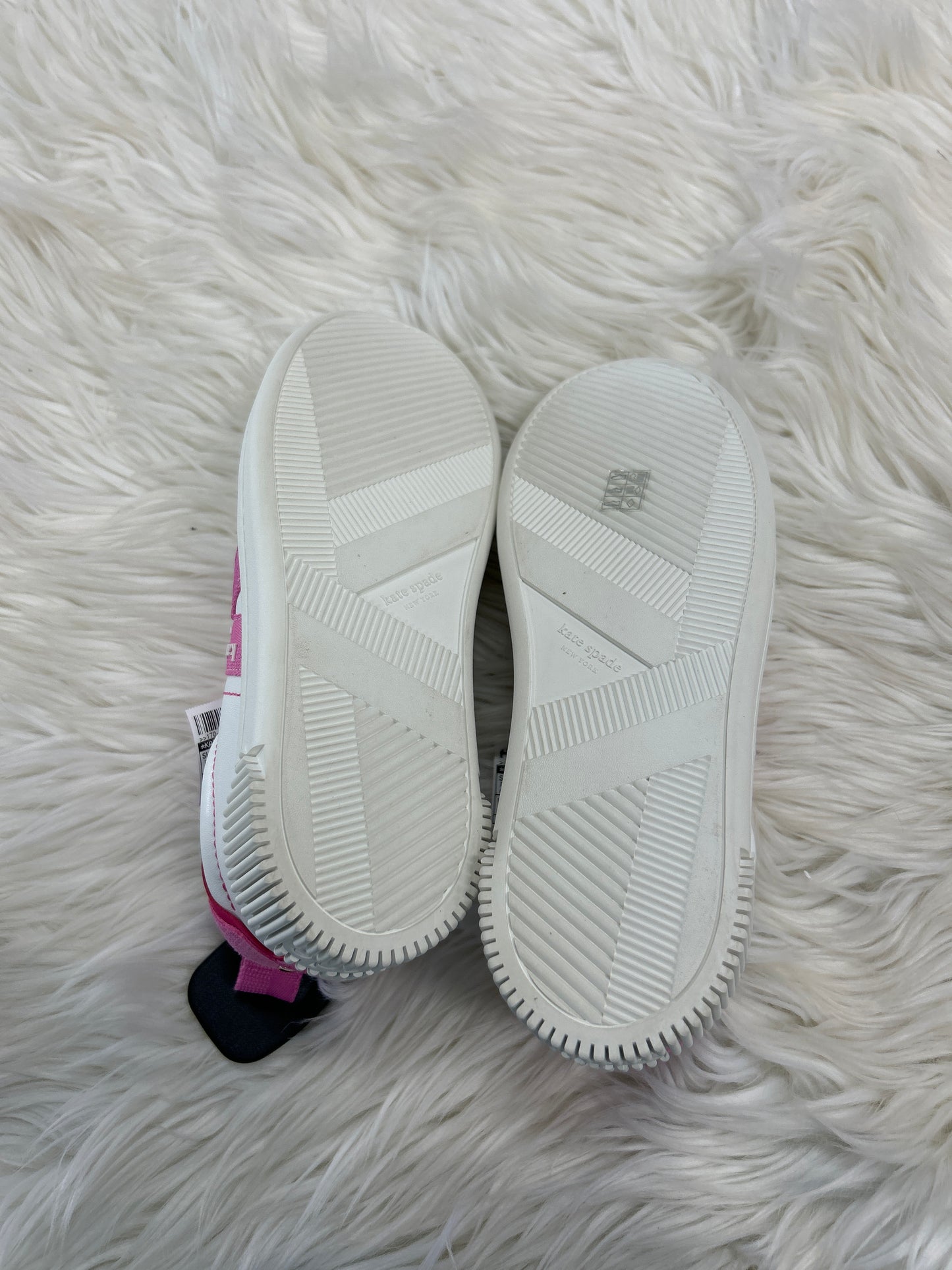 Shoes Designer By Kate Spade In Pink & White, Size:6.5