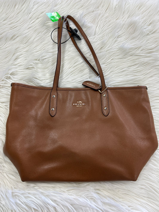 Handbag Designer By Coach In Brown, Size:Medium