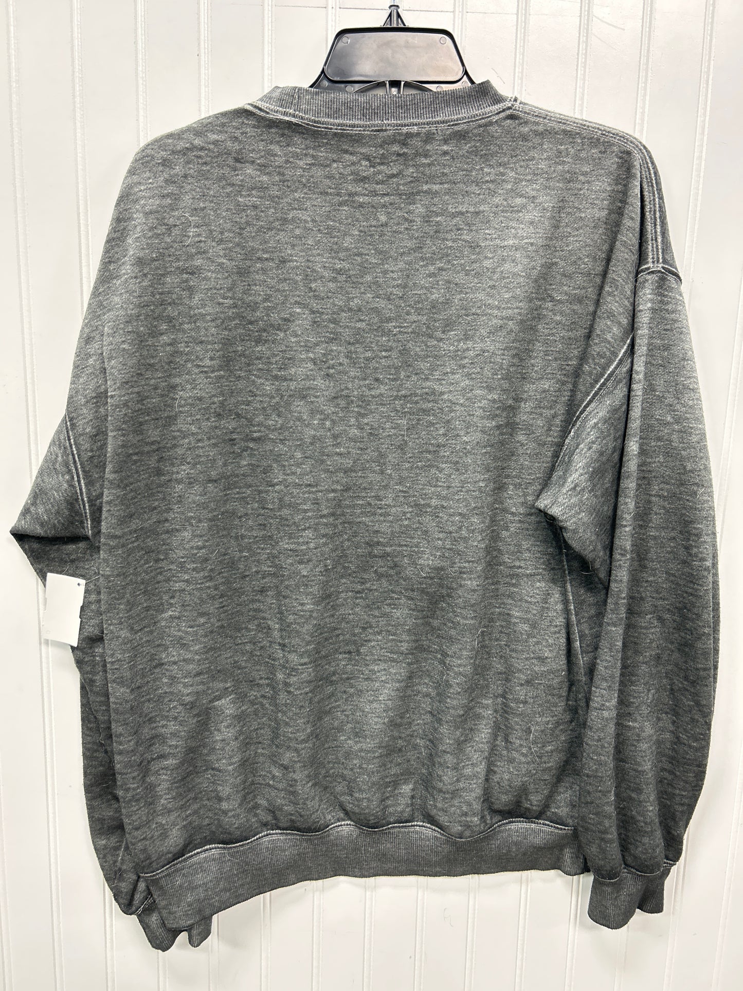 Top Ls By Clothes Mentor In Grey, Size:M