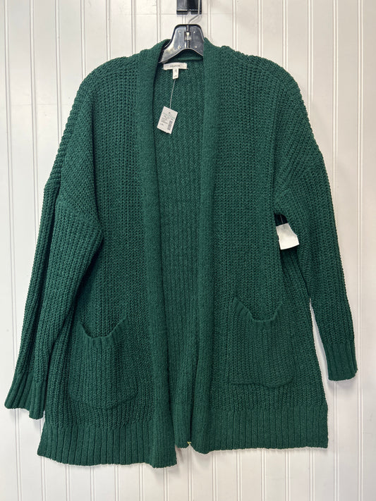 Sweater Cardigan By Maurices In Green, Size:L
