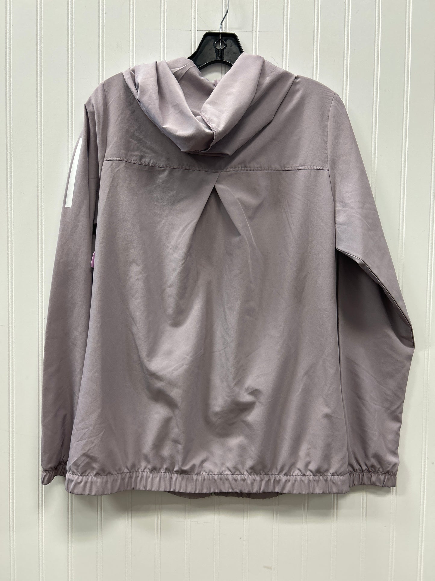 Athletic Jacket By Adidas In Purple, Size:M