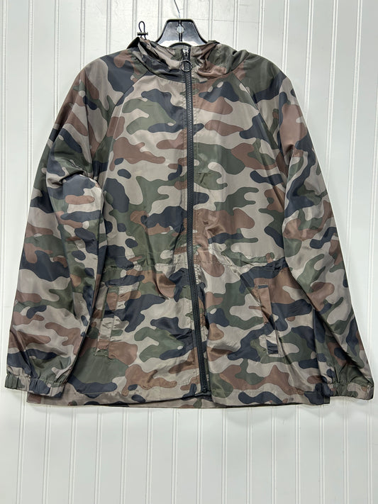 Coat Raincoat By Maurices In Camouflage Print, Size:Xl