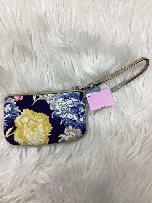 Wristlet Designer By Coach In Purple, Size:Medium