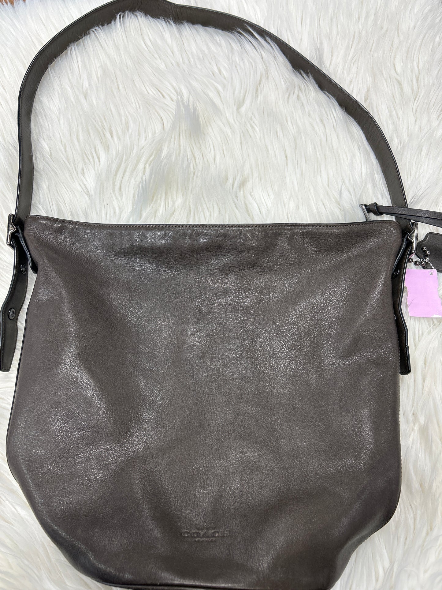 Handbag Designer By Coach In Brown, Size:Large